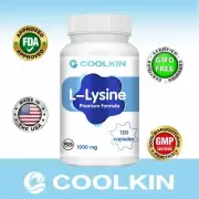L-Lysine Capsules 1000mg - for Cold Sore and Herpes Relief, Immune System