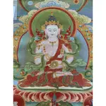 6113藏傳老唐卡針織繡佛像非新品大日如來大日如來比盧遮那佛MAHA VAIROCANA