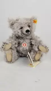 NWT Steiff MBI Ultimate Growler Bear Danbury Mint #669712 Genuine Mohair Gray
