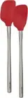 Flex-Core Stainless Steel Handled Mini Spatula & Spoonula Set, Kitchen Utensil