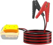 6FT Jumper Cable Clamps for DeWalt 20V Battery Jumper Starter 8AWG Cable(Battery not Included)