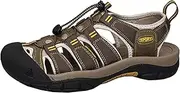 [Onewus] Mens and Womens Comfortable Hollow Out Work Safety Toe Sandals Casual Shoes, Khaki, 9 Women/9 Men