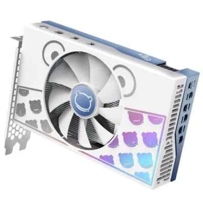 YESTON RTX 4060 8GB Cute Pet 128bit GDDR6 188*129mm Graphic Card GPU For Gaming