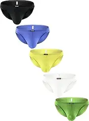 [iKingsky] Men's Pouch Briefs Sexy Low Rise Men Modal Underwear Spandex Bulge Under Panties