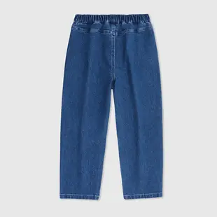 Gap 男童裝 鬆緊錐形牛仔褲-藍色(891982)