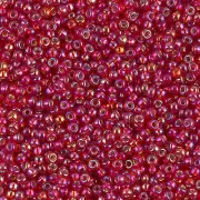 Silver-Lined Flame Red AB Miyuki Seed Beads 11/0 (11-91010-TB)