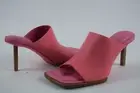 NIB Womens Jacquemus Les Mules Slides Sandals sz 39/9 US PINK Shoes Leather
