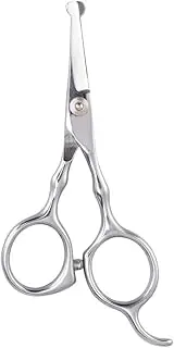 Ergonomic Pet Grooming Scissor Set Animal Cutting Scissors for Dog Hairdressing Tools Silver 2 Pack