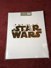 HALLMARK DISNEY STAR WARS MINI SCENES 8x10 GOLD LETTERING ART PRINT new