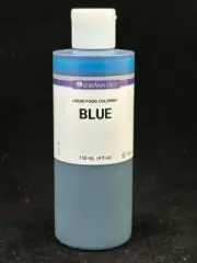 LorAnn Liquid Food Coloring BLUE Color Frosting Baking 4 OZ (D1)
