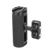 Side Handle w/ Dual 1/4" Mounting Screw 0.7" Apart fr Camera/Filed Monitor Cage