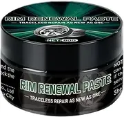 80g Wheel Rim Repair Paste – High-Efficiency Wax For Tire Shine And Edge Protection | Restorative Polish For Alloy, Chrome, Steel Rims | Easy Car Detailing Product For Curb Rash, Fading, Dirt Build-Up