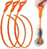 3 Pack 20inch Drain Clog Remover