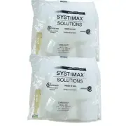 CommScope Systimax Solutions M12L-246 Two Port Face Plate Ivory 108168477, 2 Pcs