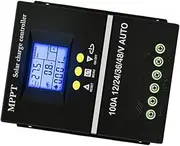 Solar Charge Controller 12V 24V 36V 48V LCD Display Battery Intelligent Regulator 100A