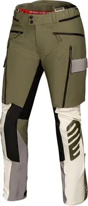 IXS Venture-STX 1.0, textile pants waterproof women , color: Olive/Grey/Light Grey , size: M