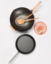 MAKO Wok and Steak Pan Set
