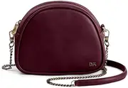 [DailyObjects] Arch Sling Crossbody Bag For Women| Vegan Leather Purse With Slip Pocket| Zip Closure With Detachable Brass Chain & Shoulder Pad| Storage Space For Everyday Essentials