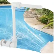 Pool Fountain for Swimming Pool, Adjustable Swimming Pool Waterfall Fountain Kit