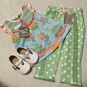 Matilda Jane In the Neighborhood Tunic Brilliant Daydream 12-18 Wonderful Pants