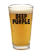 Deep Purple (2024) - Rock and Roll - 16oz Pint Beer Glass Pub Barware Seltzer