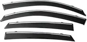 STIDPFZX Window Visor Compatible for Civic Hatchback 10th Gen FC FK 2016 2017 2018 2019 2020 Window Deflector Rain Guard Visor Weathershield