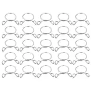 25 Pcs Fuel Line Hose Tubing Spring Clips 13.5mm Water Pipe Spring Clip Clamps