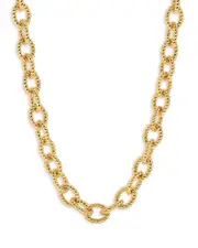 Capucine De Wulf Victoria Chain Necklace in 18K Gold Plated, 18