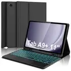 Galaxy Tab A9 Plus Case with Keyboard 11”, Detachable Wireless Bluetooth Keyb...