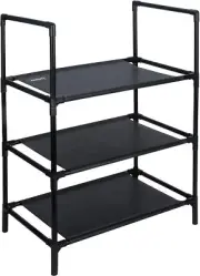 3-Tier Shoe Rack Storage Organizer Unit Shoe Shelf Space Saving for Entryway