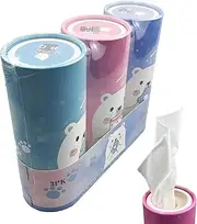 Car Tissues Holder with Facial Tissues | Auto Cylinder Tissue Tube,Space-Saving Cylinder Cup Holder Tissue Box for Toilet, Hotel Must-Have