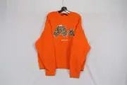 Palm Angels , o1rshd11223 PA Leopard Bear Crewneck in Orange , BNWT M