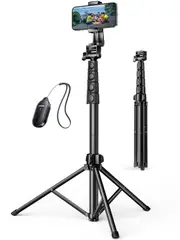 Extendable Rotating Selfie Tripod Stand Compact Portable for Mobile Phone Camera