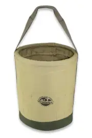 CB2411 Utility Tapered Canvas Bucket 12"X10"X15"