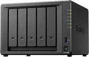 Synology DiskStation DS1525+ 5-Bay 3.5" Diskless, AMD Quad Core CPU, 8GB RAM, 2x2.5 GbE, 2X USB3, 2X Expansion Port