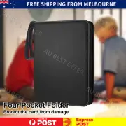 400 Cards Pocket Trading Card Binder Zip Trading Card Album Folder Case AU