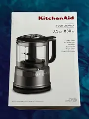 Kitchen Aid 3.5 Cup Food Chopper - Contour Silver - New in Box