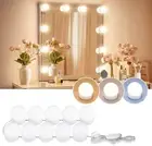 LED Vanity Lights for Mirror, Consciot Hollywood Style with 10 Dimmable Bulbs, A