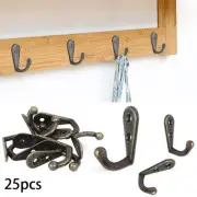 Showcase Your Hand sized Collections with Vintage Bronze Hooks 25 Pieces