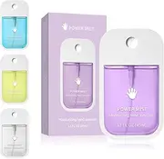 Power Mist Hydrating Hand Sanitizer Spray, 4-Pack (Lavender, Aloe Vera, vanilla,Odorless), Quick Dry Mini Hand Sanitizer Spray for Clean Your Hands,600-Sprays (1.6 fl oz/Pack) (4-Pack)