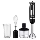 New 800W Stainless Steel Portable Stick Hand Blender Mixer Food Processor Beater