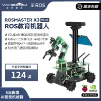 在飛比找樂天市場購物網優惠-ROS機器人小車 Moveit視覺機械臂麥克納姆輪激光雷達導