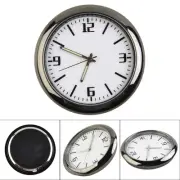 1pc Mini Car Clock 4cm Watch Head On Board Clocks Watches Button Electroni