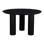 [James LAne] Domino Black Mango Wood Dining Table