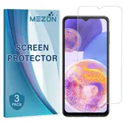 [3 Pack] Samsung Galaxy A23 Ultra Clear Screen Protector Film by MEZON – Case Friendly, Shock Absorption (Galaxy A23, Clear) – FREE EXPRESS
