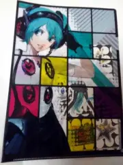 Persona 4 Hatsune Miku Collaboration Clear File Sticker Seal Japan Anime