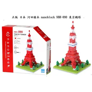 日本 河田積木 nanoblock NBH-115 雷門 090 東京鐵塔 108 稻荷神社 164 弗羅倫斯 奈米積木