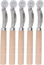 5Pcs Sewing tracing wheel Needle Point Tracing Wheel Sewing Tool with Wooden Handle for Punching Marking
