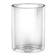 Wilmax England Thermo 300ml Straight Double Wall Glass Cup - Clear