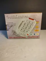 Vintage 2004 Nos Bell Phone Big Button Plus Telephone